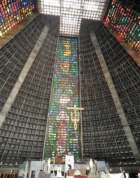 Catedral Metropolitana auch Catedral de Sao Sebastiao/Rio de Janeiro