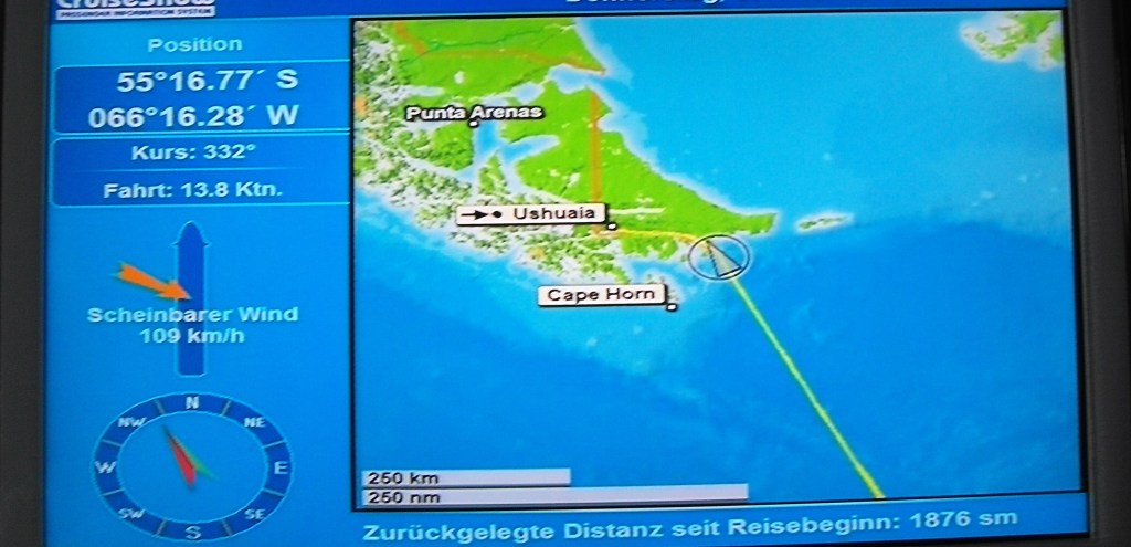 Zurück durch die Drake Passage