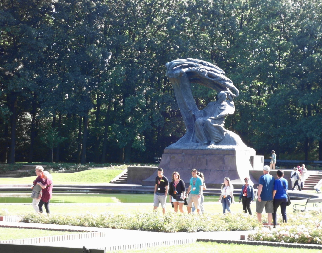 Chopin Denkmal/Warschau