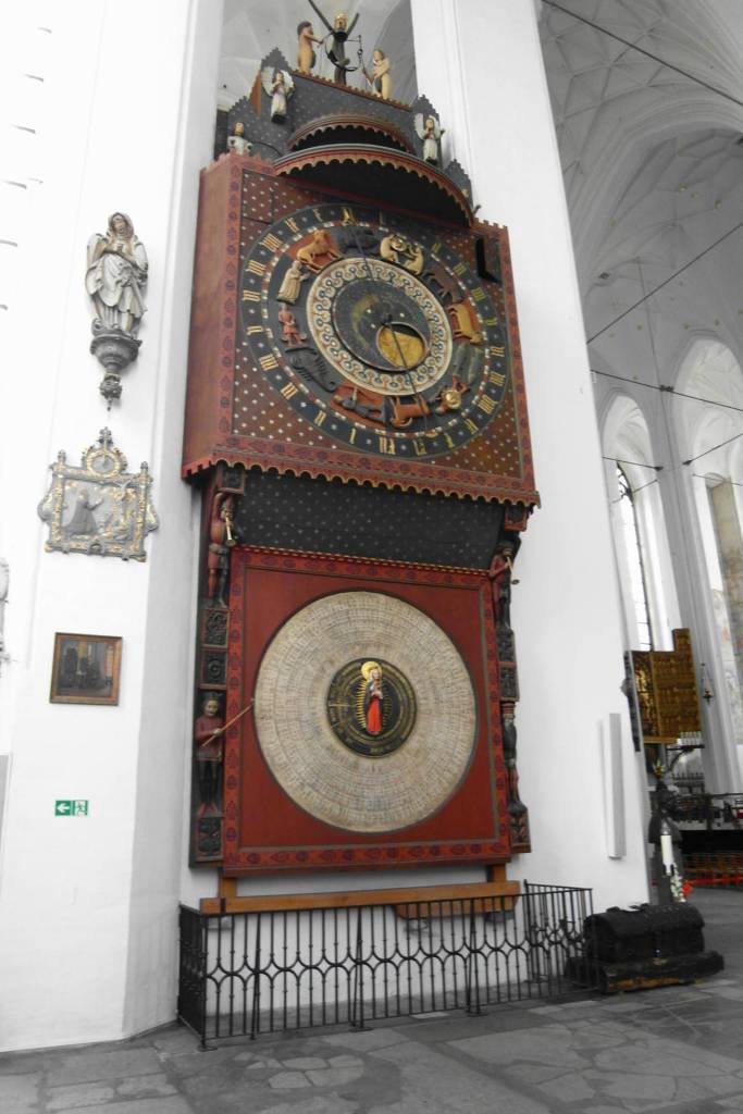 Astronomische Uhr-Marienkirche/Danzig