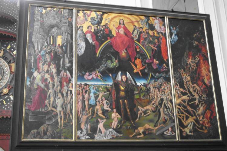 Triptychon Das Jüngste Gericht-Marienkirche/Danzig 