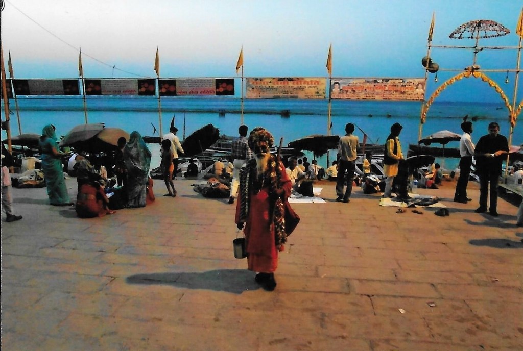 Guru am Dashashwamedha Ghat/Varanasi
