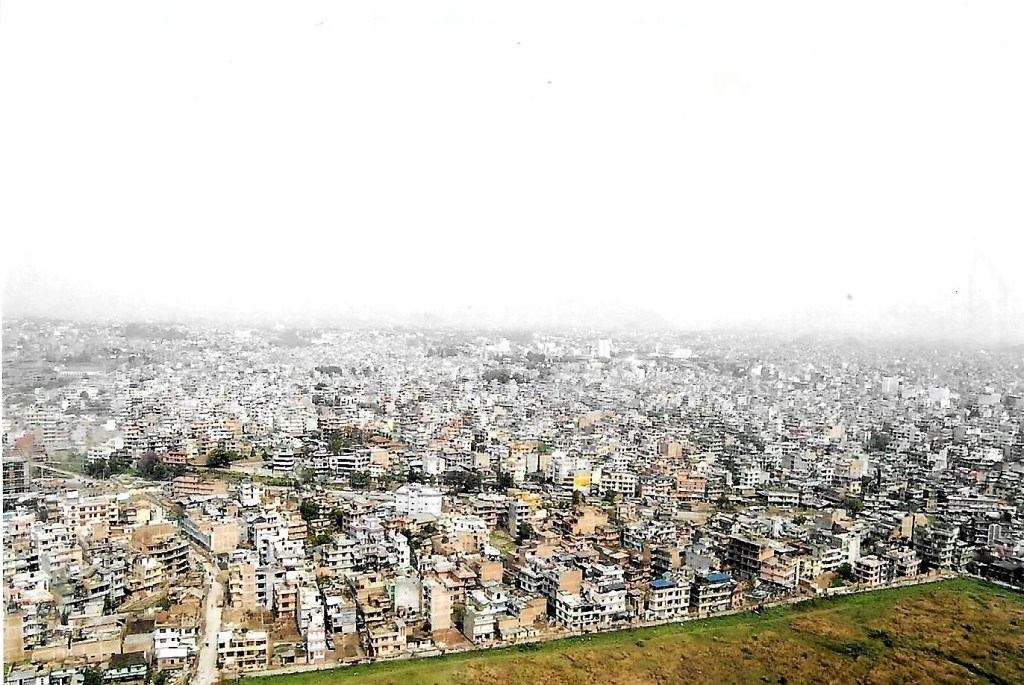 Anflug auf Kathmandu