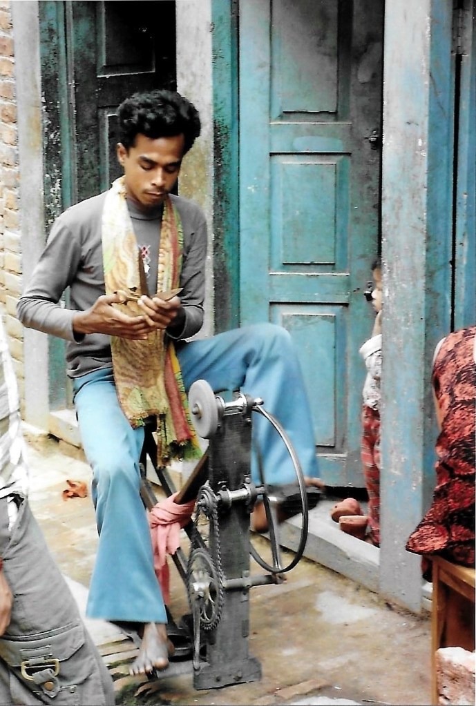 Messerschleifer in Kathmandu