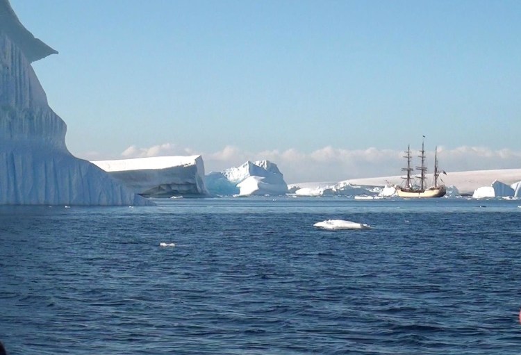 Die Europa (Bj. 1911) in der Antarktis