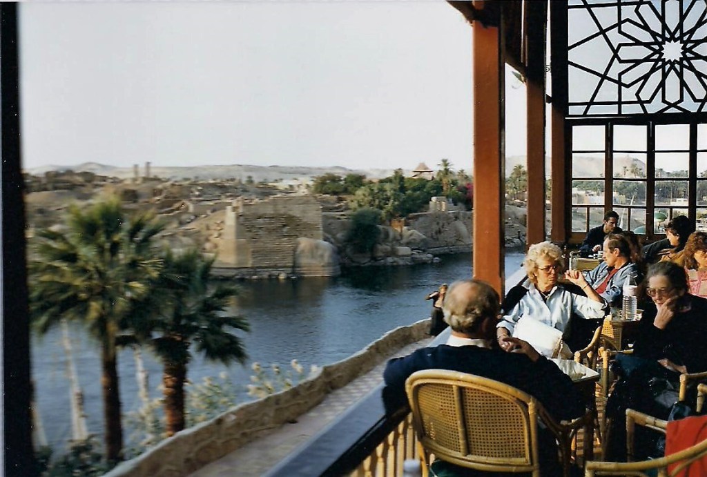 Terrasse des Cataract Hotel/Assuan